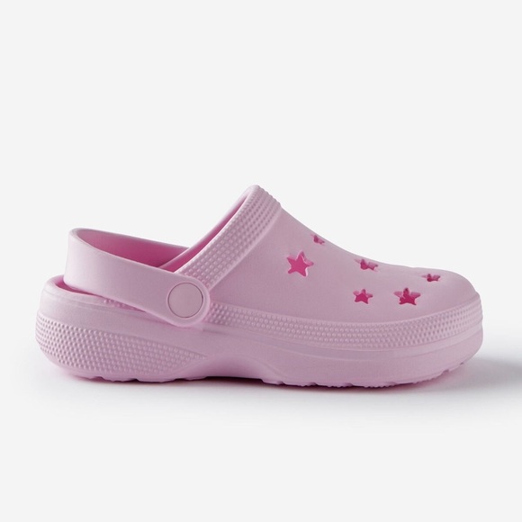 Cotton On Other - Cotton On Kids Pink Star Clogs - NWT